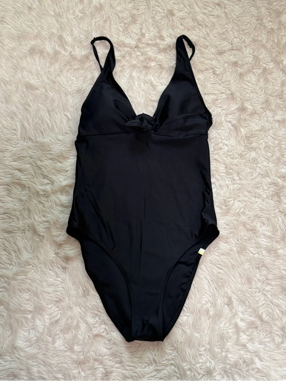 Summersalt Knot Front One Piece Swimsuit in Black - Size 2